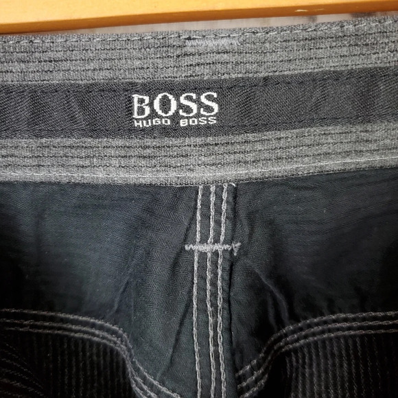Hugo Boss Alabama Wool Blend Relaxed Trouser Straight Leg Gray 37.5W - Picture 8 of 9